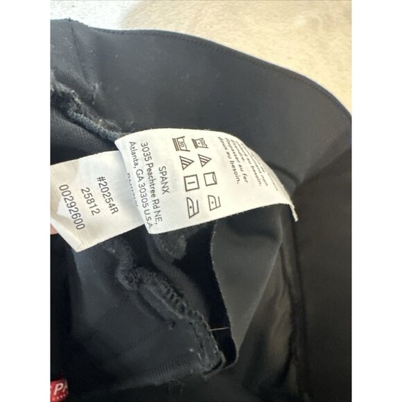 SPANX SuperSmooth 20254R PerfectFit Ponte Slim Straight Pant Black, Size S - Picture 7 of 12
